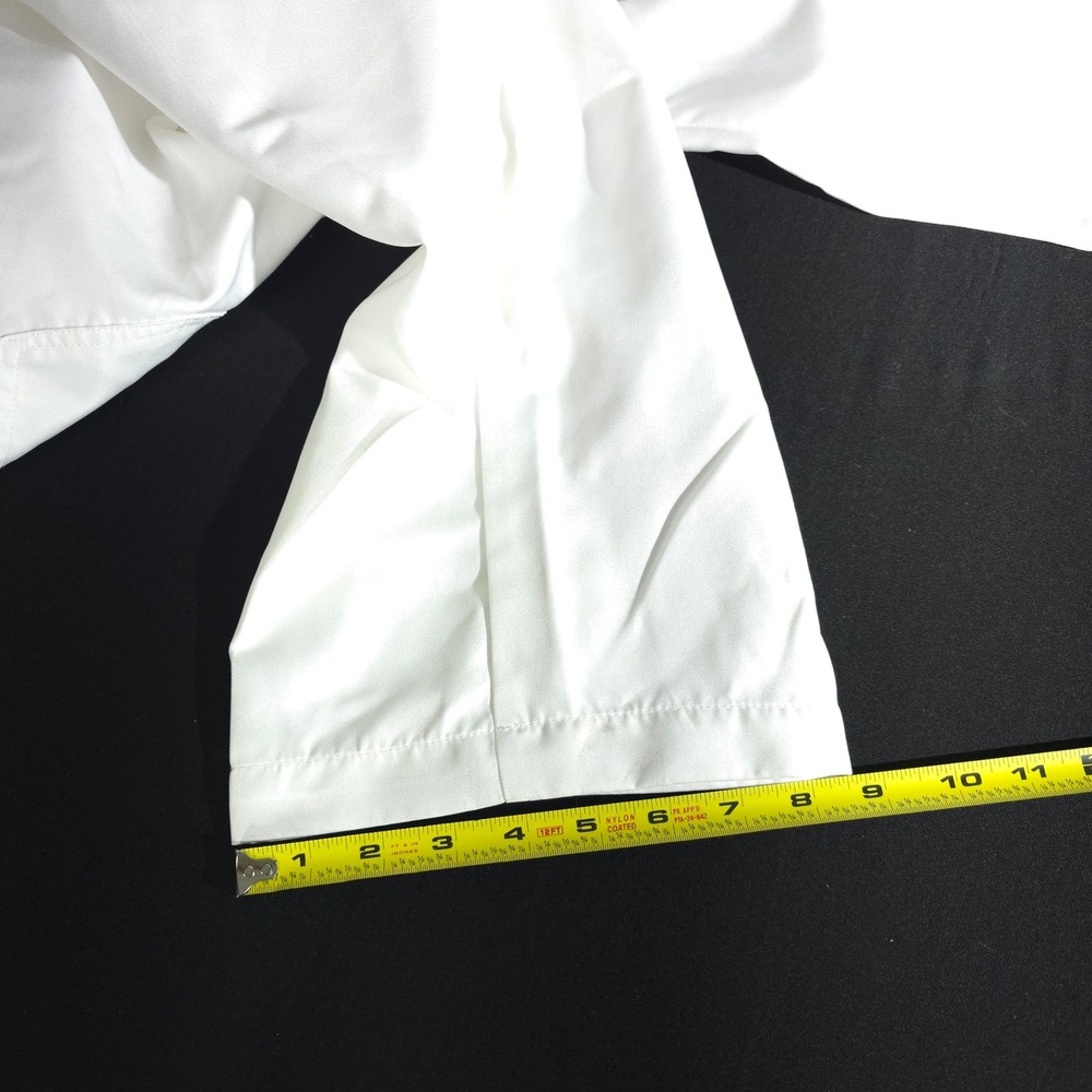 Tattoo Golf Performance Mens White Cotton Flat Front Golf Pants Size 34x32 - Picture 6 of 12